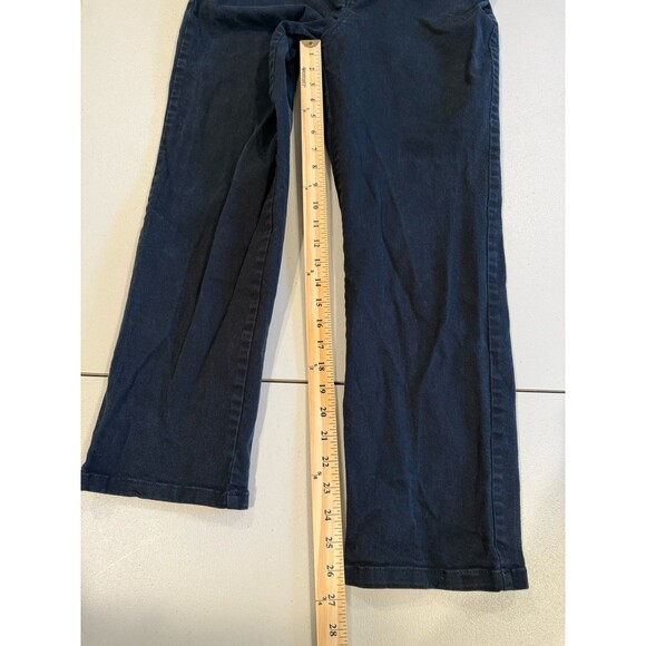 Gloria Vanderbilt Amanda Pants Womens 10 Black Straight Mid Rise Stretch Travel - Picture 6 of 7